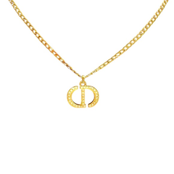 Christian Dior Gold Pearl Pendant Necklace - Picture 3 of 4